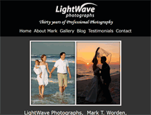Tablet Screenshot of lightwavephotographs.com
